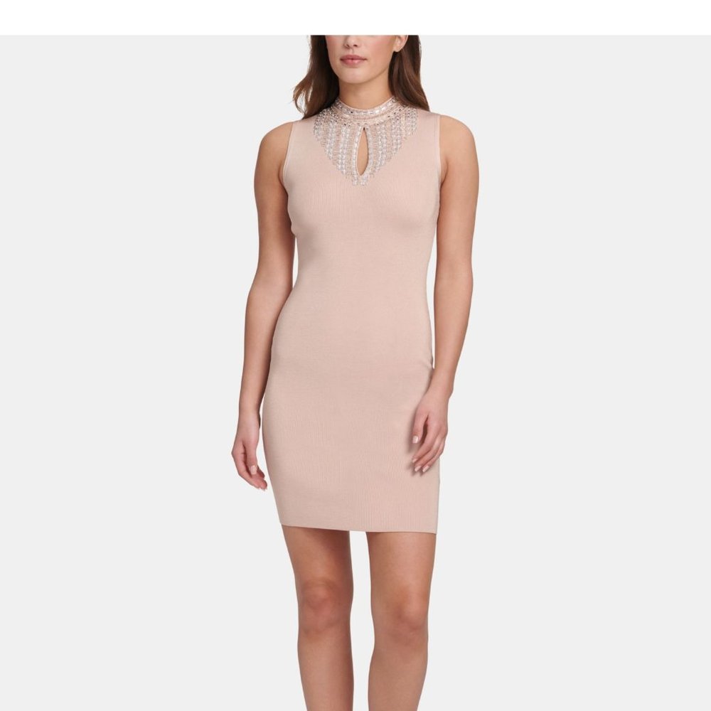 Marciano Womens Beige Mini Party Bodycon Dress